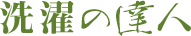 洗濯の達人