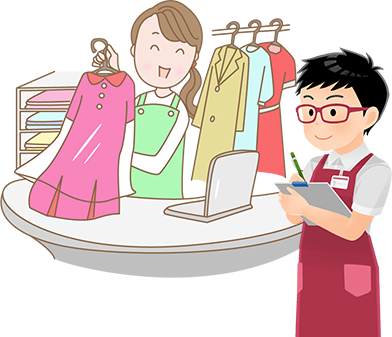 クリーニング作業を行います